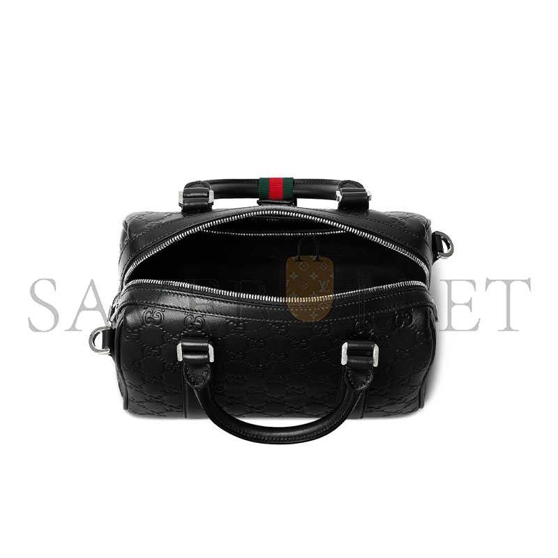 GUCCI GG EMBLEM SMALL DUFFLE BAG 855789 (25*16*14cm) 